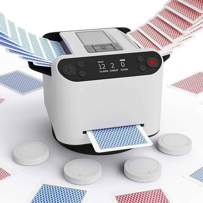 2-in-1 Automatic Card Shuffler & Dealer™ – Shuffluxe