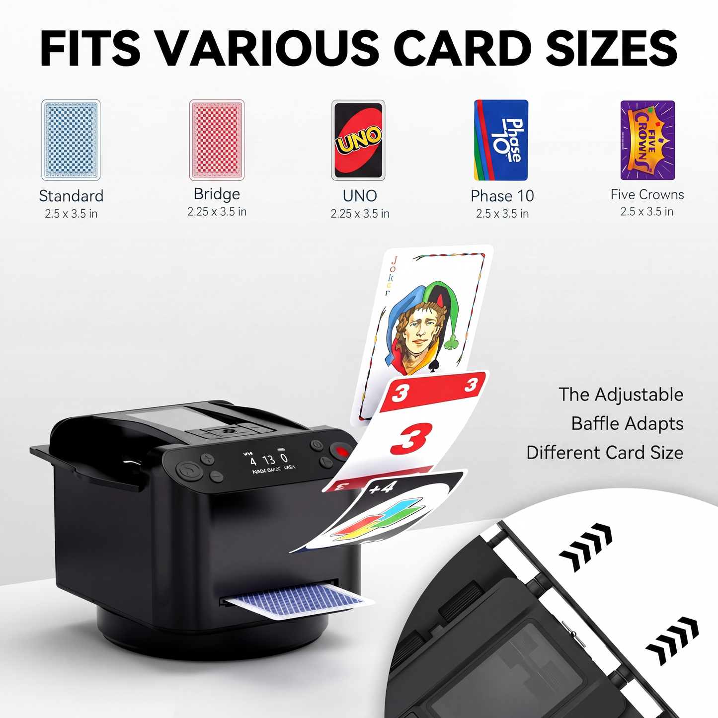 2-in-1 Automatic Card Shuffler & Dealer™